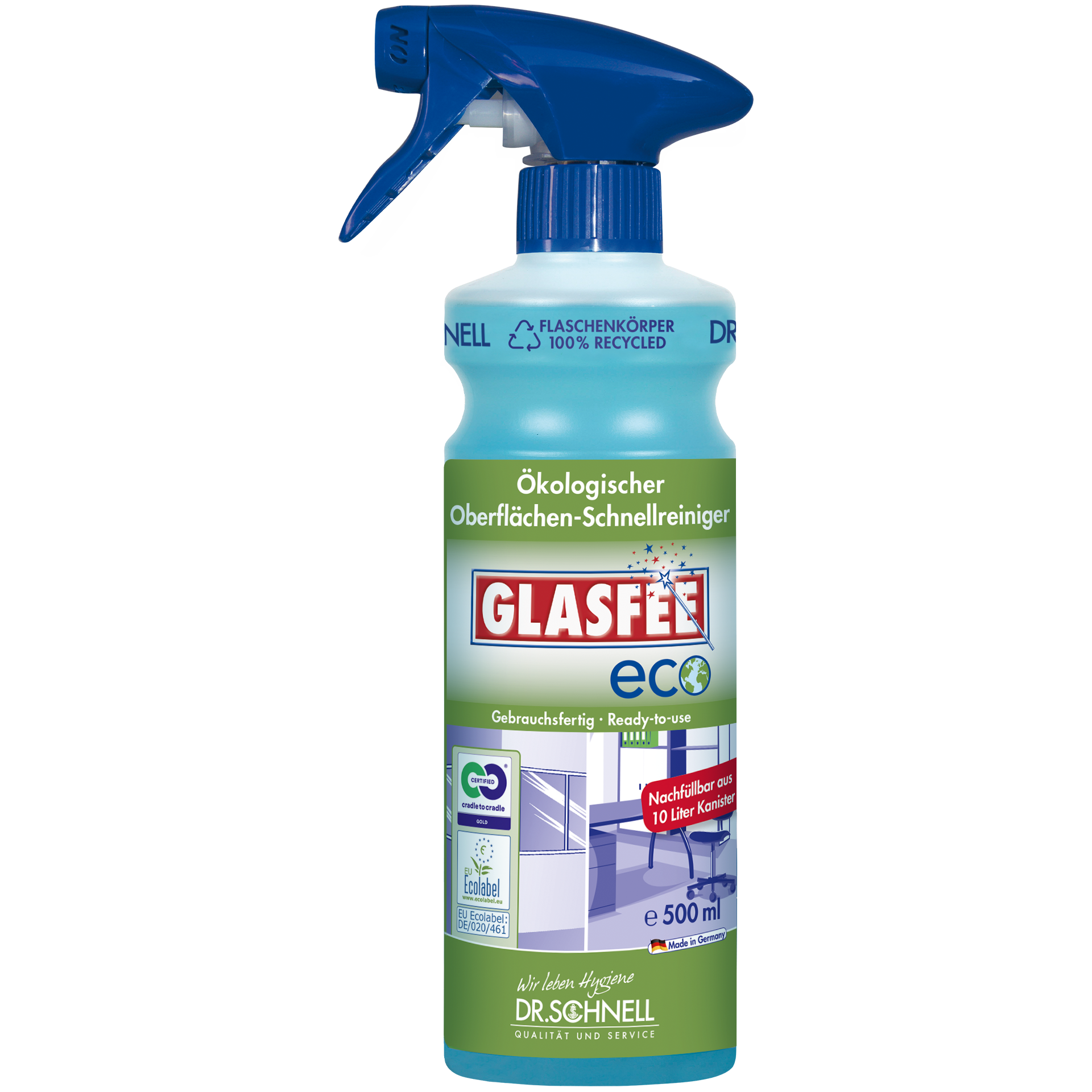Dr. Schnell Glasfee Eco 500 ml mit Sprühkopf Dr. Schnell Glasfee Eco 500 ml mit Sprühkopf