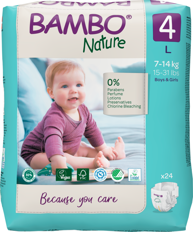 Bambo Nature Windeln Größe 4, 7-14 kg Bambo Nature Windeln Größe 4, 7-14 kg