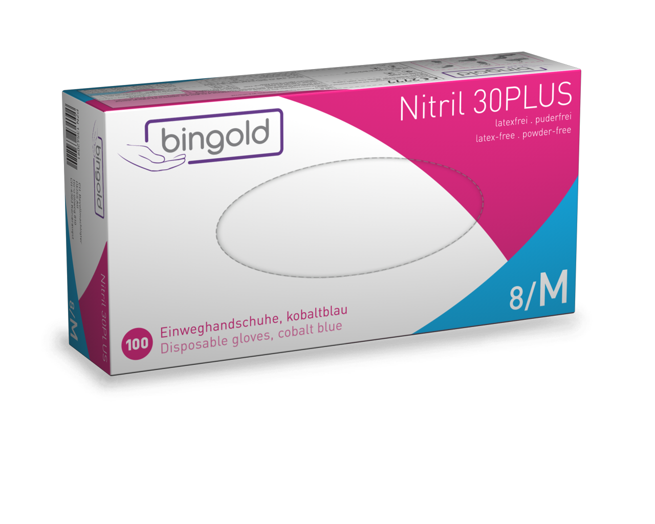 BINGOLD Nitril 30PLUS, kobaltblau BINGOLD Nitril 30PLUS, kobaltblau