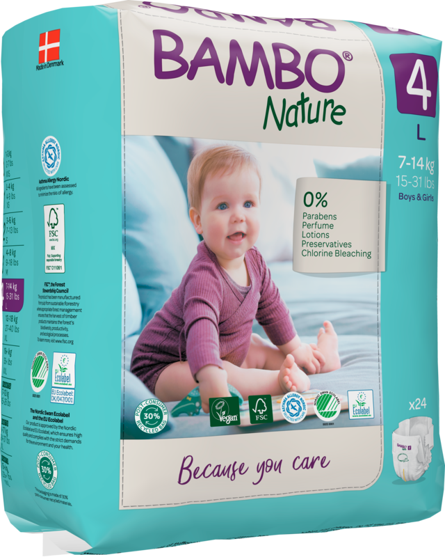 Bambo Nature Windeln Größe 4, 7-14 kg Bambo Nature Windeln Größe 4, 7-14 kg