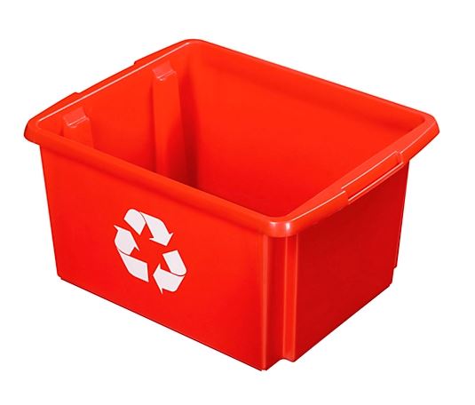 Recycle Sortierbox 32 ltr. rot