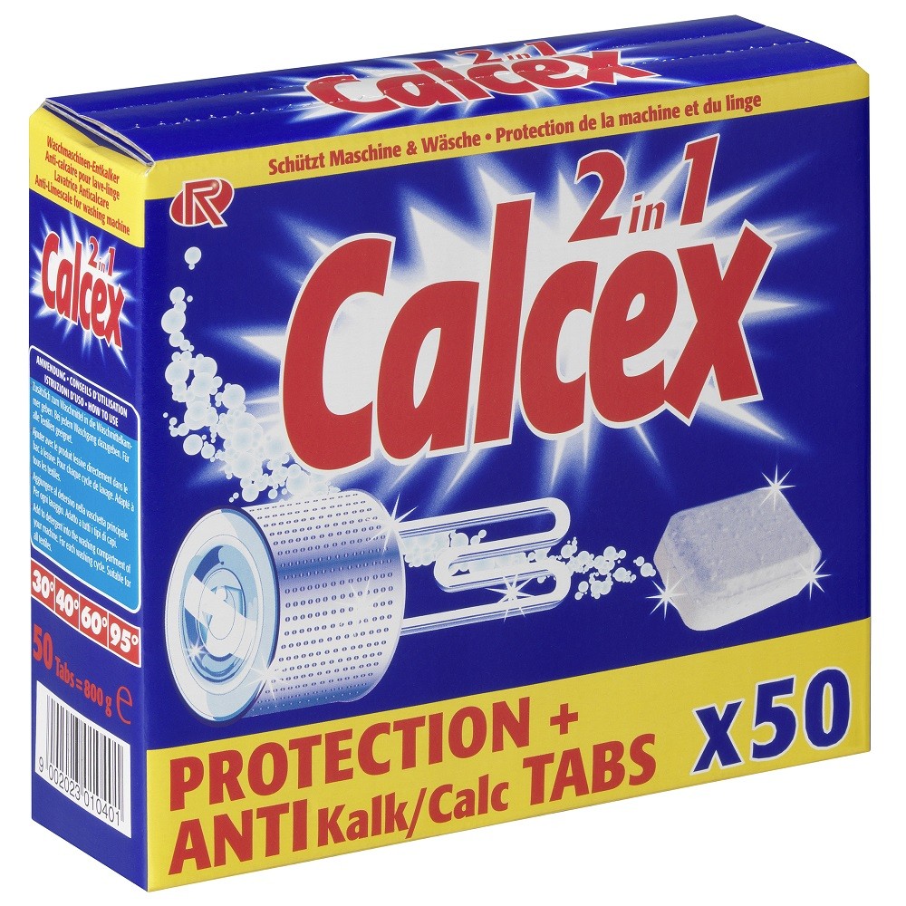 Calcex 2 in 1 anti-KALK Wasserenthärter Tabs Calcex 2 in 1 anti-KALK Wasserenthärter Tabs