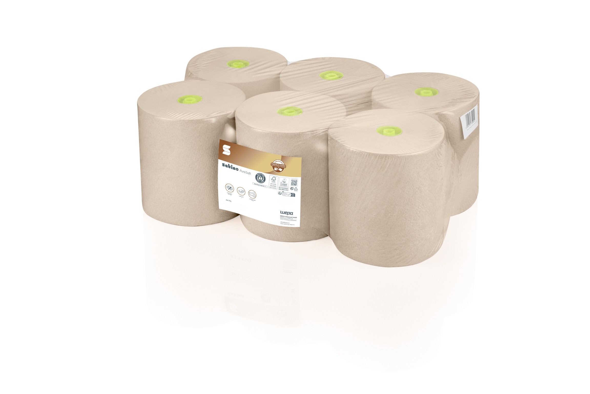 Satino PureSoft System-Handtuchrollen 2-lagig Satino PureSoft System-Handtuchrollen 2-lagig