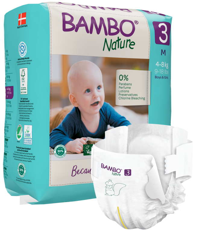Bambo Nature Windeln Größe 3, 4-8 kg Bambo Nature Windeln Größe 3, 4-8 kg