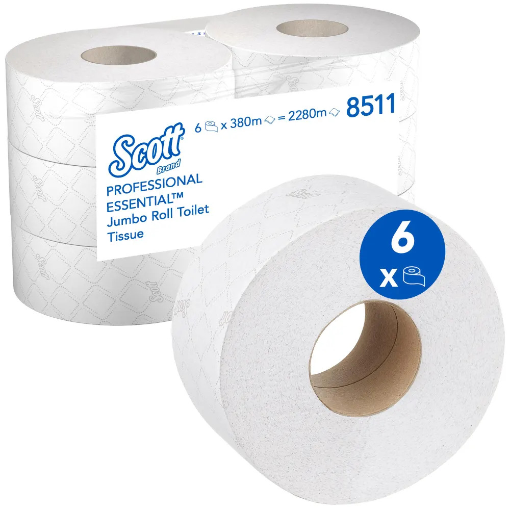Scott® ESSENTIAL™ Jumbo Toilettenpapier 8511