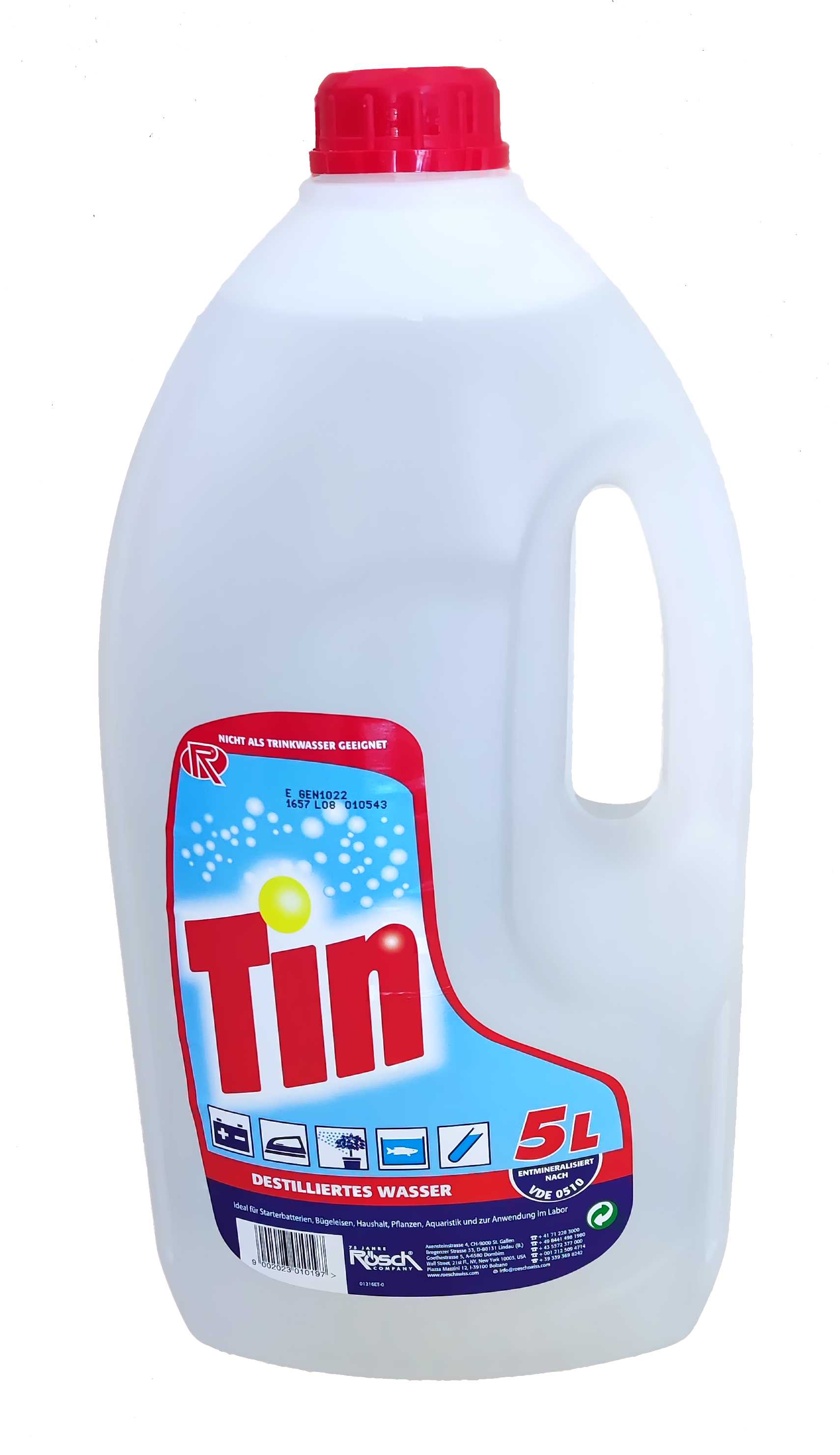 Tin Destilliertes Wasser Tin Destilliertes Wasser