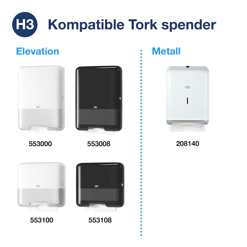 Tork Zickzack-Handtücher H3 2-lagig 2900163 Tork Zickzack-Handtücher H3 2-lagig 2900163