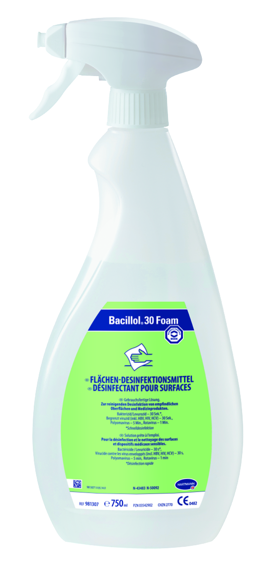 Bode Bacillol 30 Sensitive Foam Flächen-Schnelldesinfektion