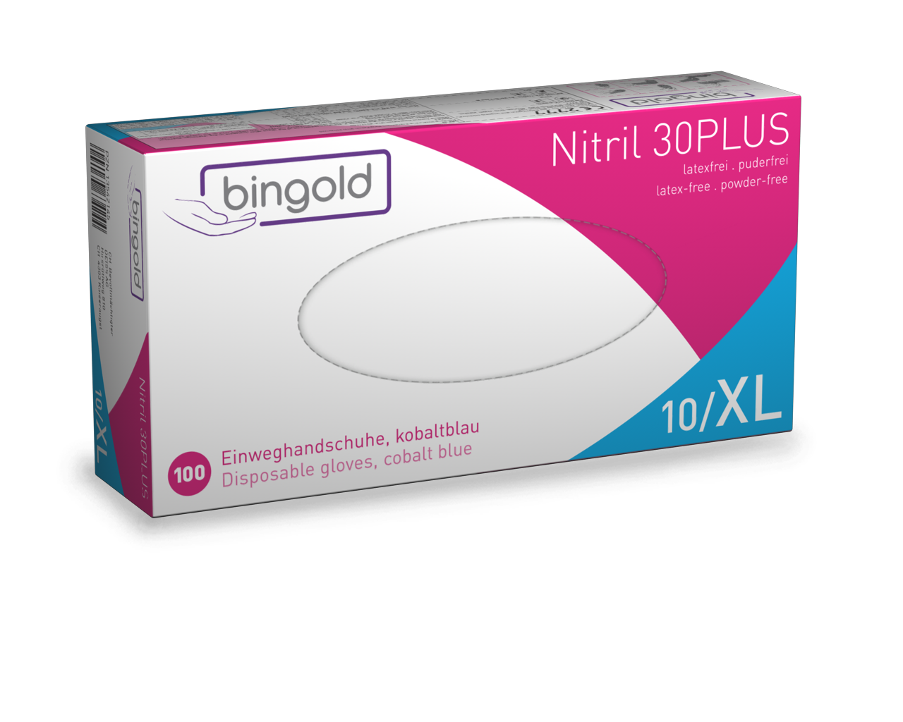 BINGOLD Nitril 30PLUS, kobaltblau BINGOLD Nitril 30PLUS, kobaltblau
