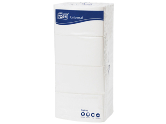 Tork Papierservietten Tiss weiß 1-lagig Tork Papierservietten Tiss weiß 1-lagig