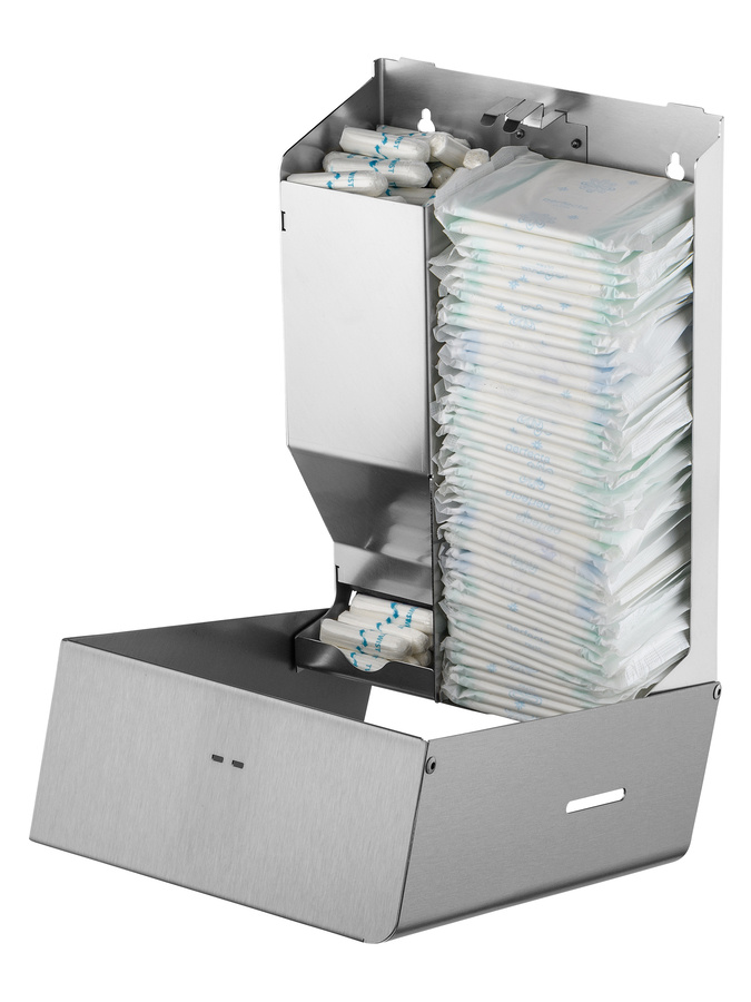MediQline Tampon- & Bindenspender Edelstahl AFP-C MediQline Tampon- & Bindenspender Edelstahl AFP-C