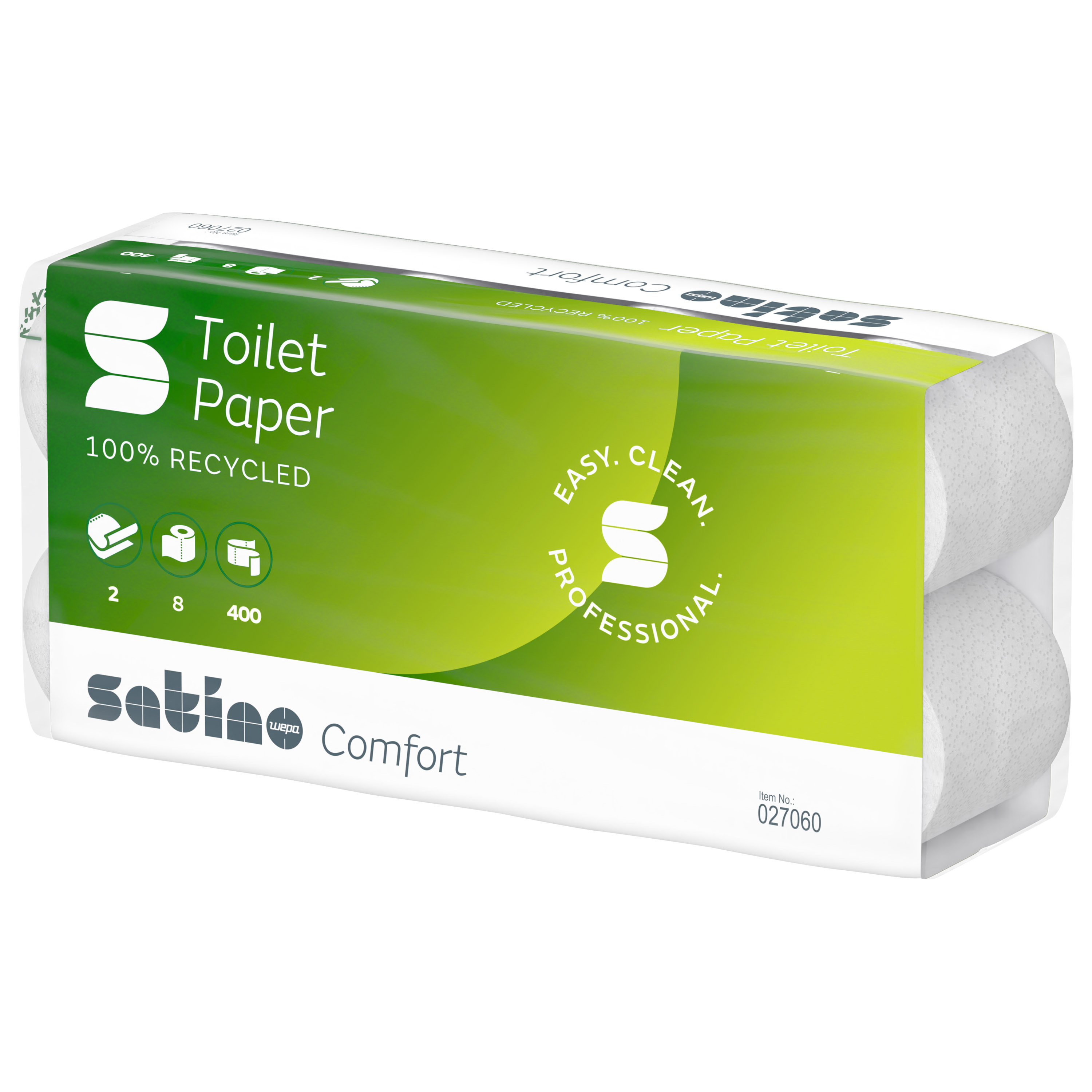 Satino comfort Toilettenpapier, hochweiß, 2-lagig Satino comfort Toilettenpapier, hochweiß, 2-lagig