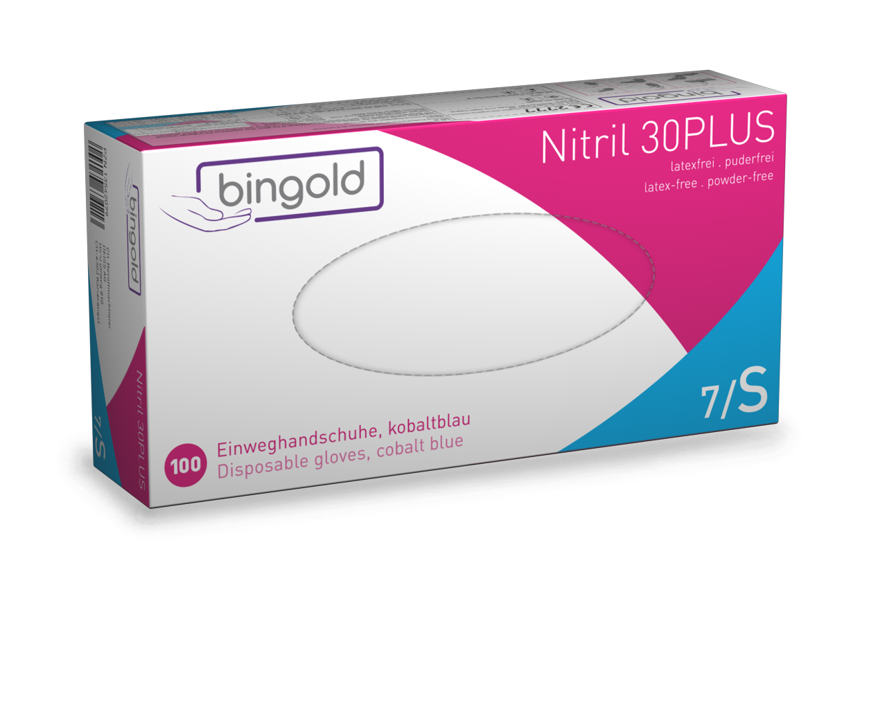 BINGOLD Nitril 30PLUS, kobaltblau BINGOLD Nitril 30PLUS, kobaltblau