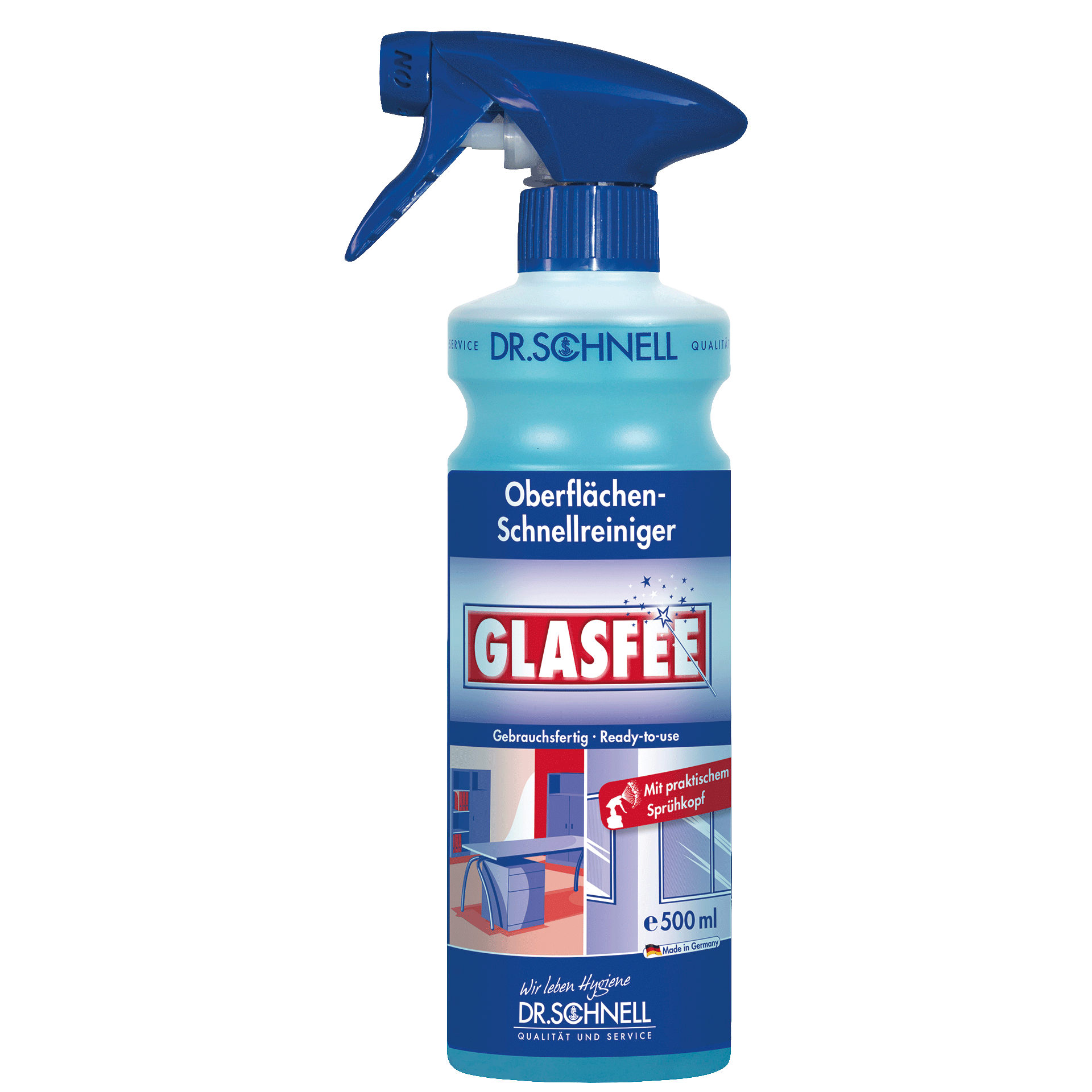 Dr. Schnell Glasfee 500 ml mit Sprühkopf Dr. Schnell Glasfee 500 ml mit Sprühkopf